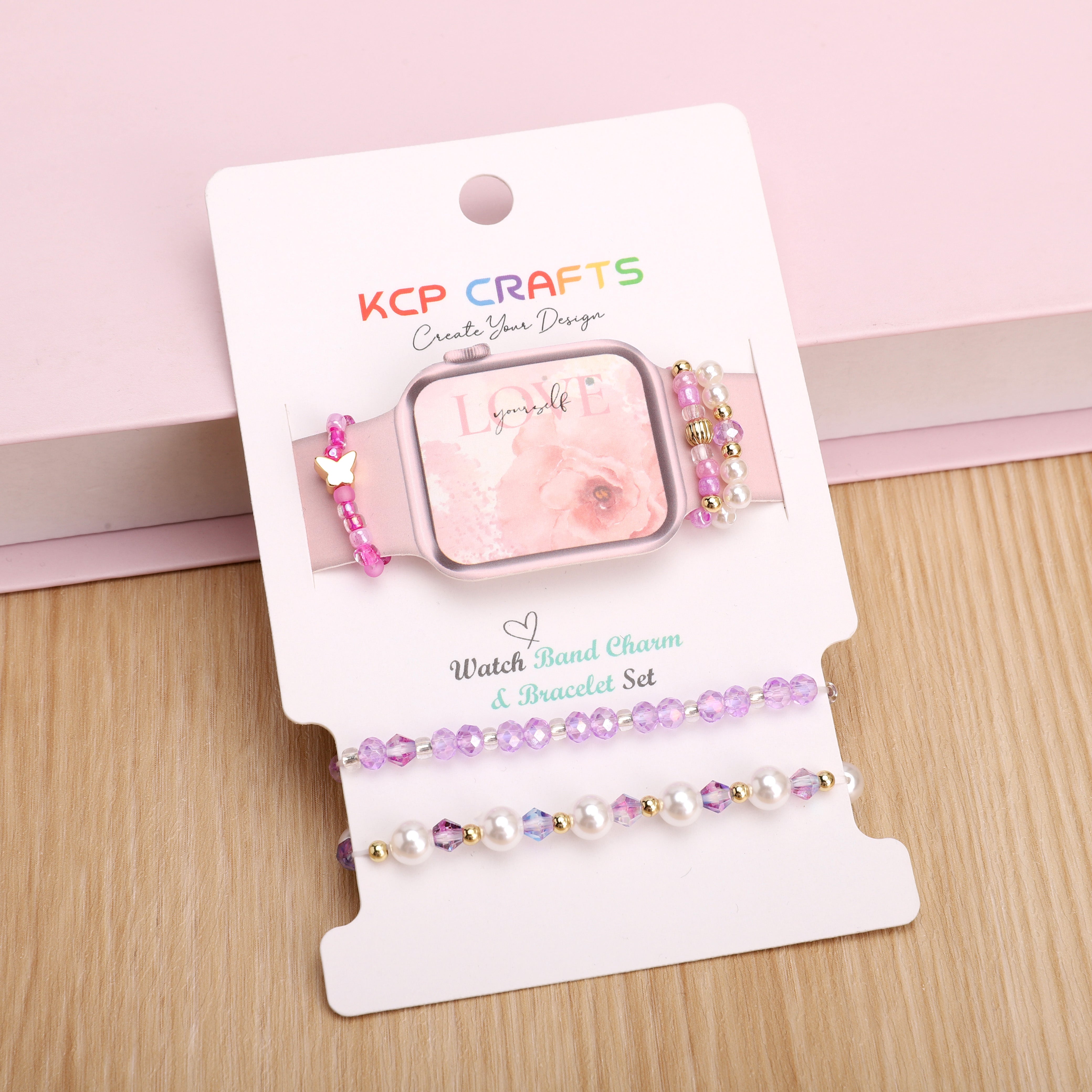 Watch Band Charms & Bracelet Set